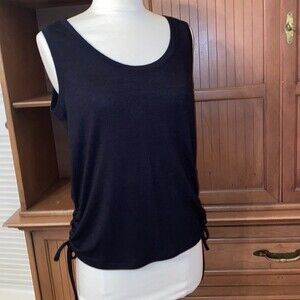 Gap sleeveless top with adjustable cinched sides, size small